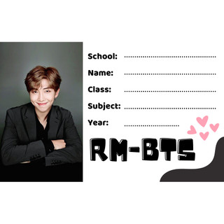 Nhãn vở BTS ngẫu nhiên 1 chiếc