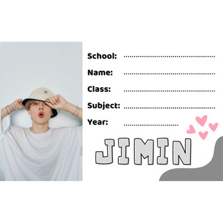 Nhãn vở BTS ngẫu nhiên 1 chiếc