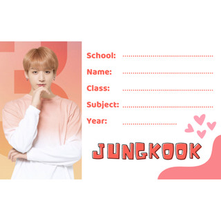 Nhãn vở BTS ngẫu nhiên 1 chiếc