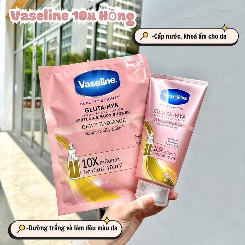 Set 3 gói tắm trắng vaseline thái lan