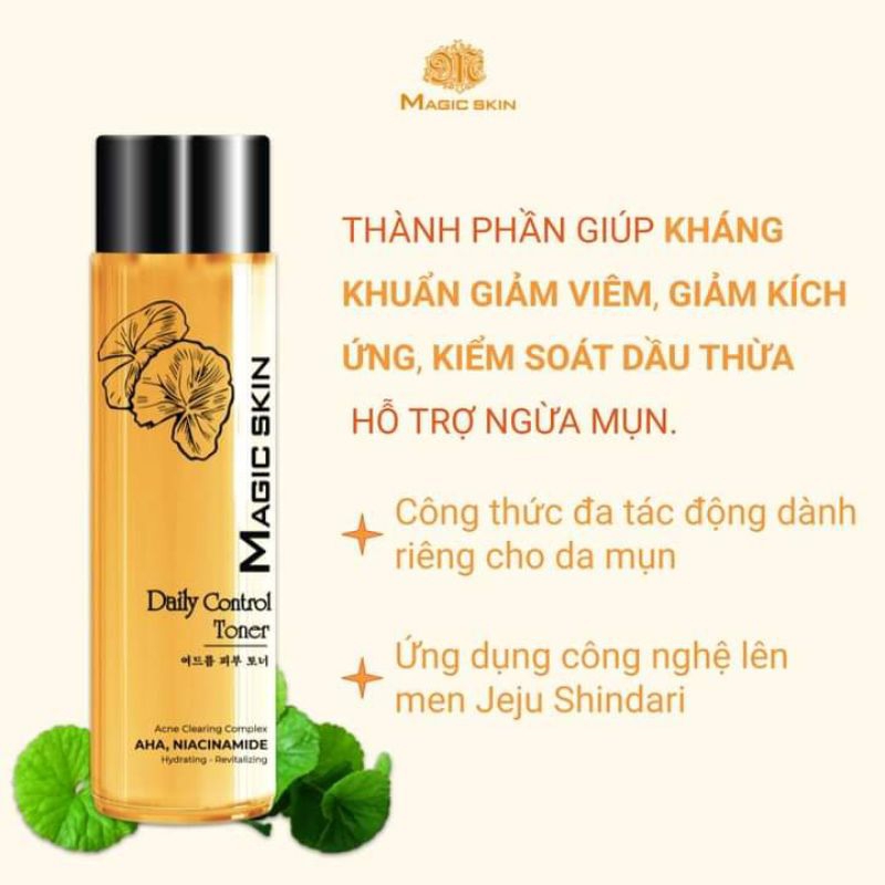 Tonner mụn Magic Skin, cấp ẩm, ngừa mụn