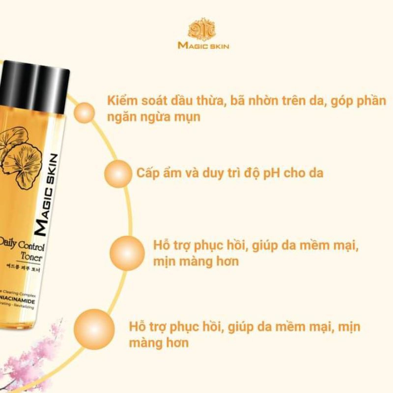 Tonner mụn Magic Skin, cấp ẩm, ngừa mụn