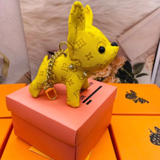 Móc khóa chó Lv đủ màu