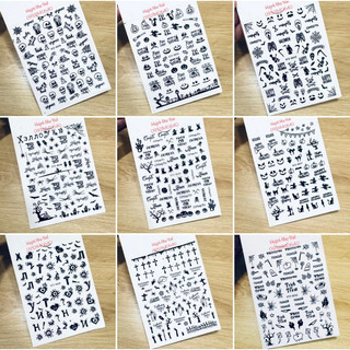 Halloween👻sticker dán móng mẫu halloween+sticker cao cấp