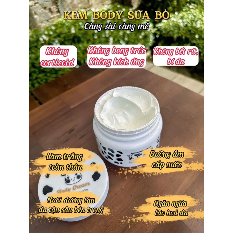 Kem Body Sữa Bò Princess 200g