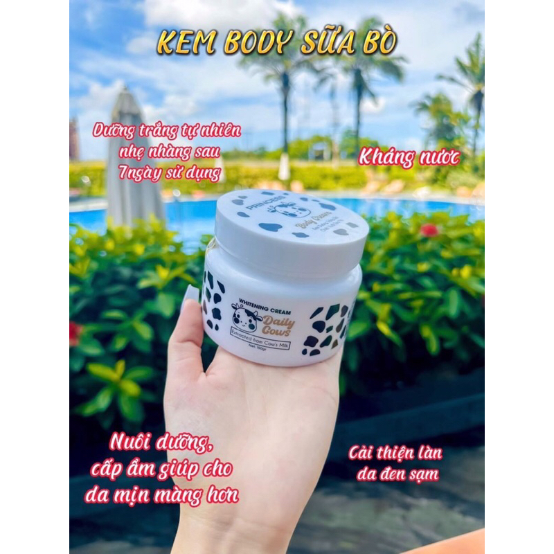 Kem Body Sữa Bò Princess 200g