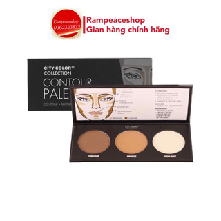 Phấn tạo khối 3 Ô City Color Contour Effects Palette