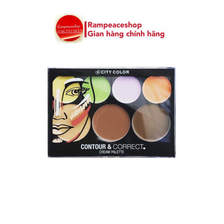 Bảng Tạo Khối 7 Ô City Color Contour & Correct Pro Cream Palette