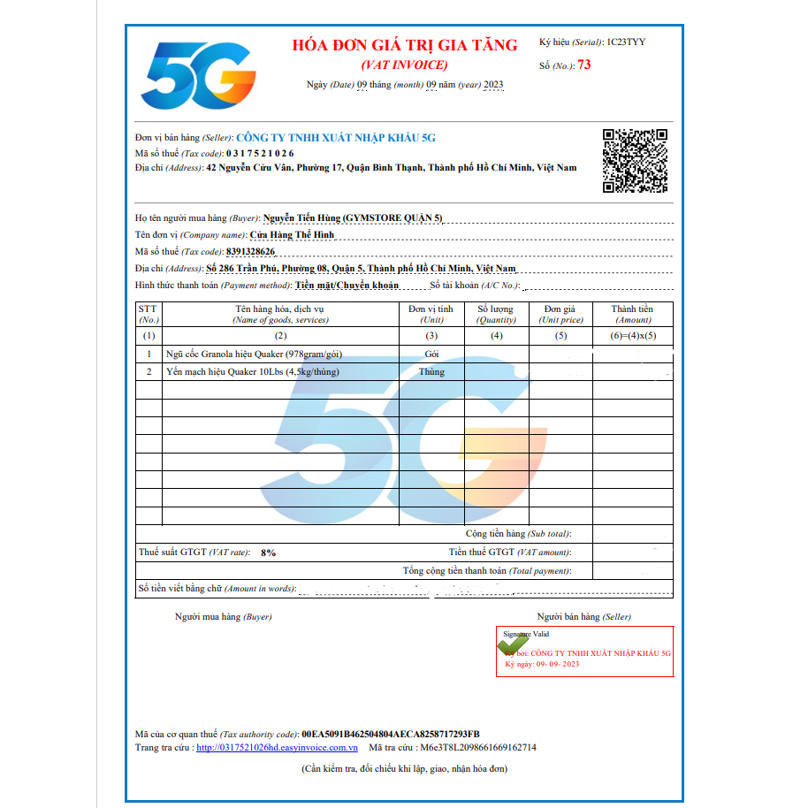 Yến mạch Quaker Oats Old Fashion Quick 1-Minute, 10 Lbs  nhập khẩu Mỹ - Gymstore giúp giảm cân, làm đẹp