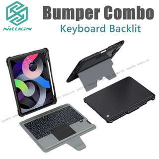 Nillkin Bumper Combo Keyboard Case - Bao da Kèm bàn phím Cho iPad Gen 9 / 10 , Pro 11 /12.9 13 inch M4 , Air 4 / 5/ 6 M2