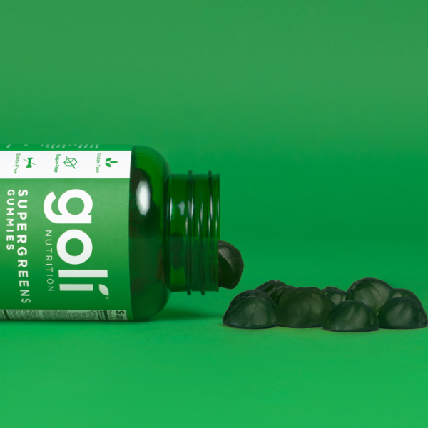 Kẹo Dẻo Goli BỔ SUNG CHẤT XƠ Từ Rau Xanh  Supergreens Gummies 60 viên USA