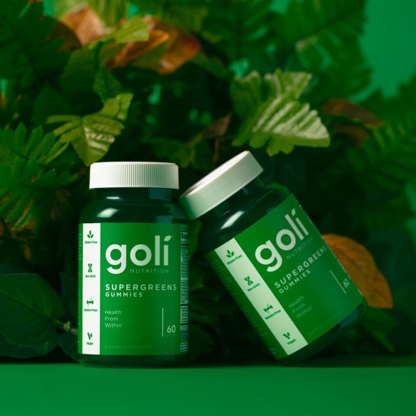 Kẹo Dẻo Goli BỔ SUNG CHẤT XƠ Từ Rau Xanh  Supergreens Gummies 60 viên USA