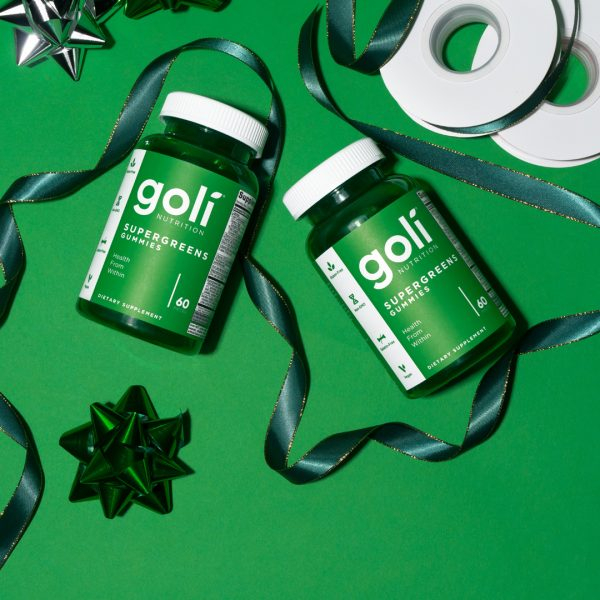 Kẹo Dẻo Goli BỔ SUNG CHẤT XƠ Từ Rau Xanh  Supergreens Gummies 60 viên USA