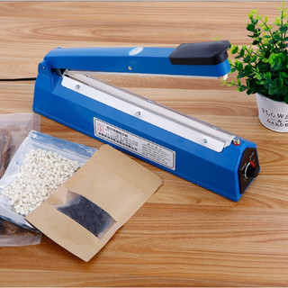 Máy hàn miệng túi nilon túi zip dập tay PFS 200 300 để bảo quản thực phẩm, bọc sản phẩm bán hàng