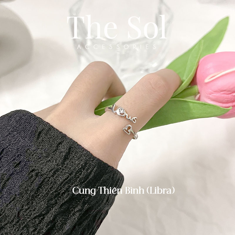 Nhẫn Hàn Quốc 12 Cung Hoàng Đạo Các Hành Tinh thesol.accessories