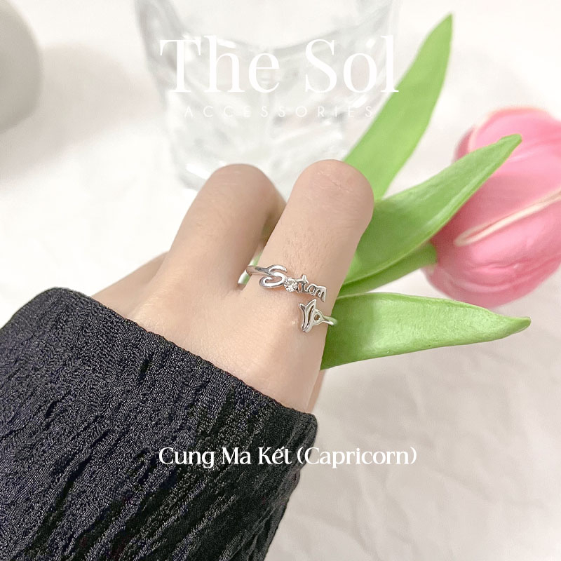 Nhẫn Hàn Quốc 12 Cung Hoàng Đạo Các Hành Tinh thesol.accessories