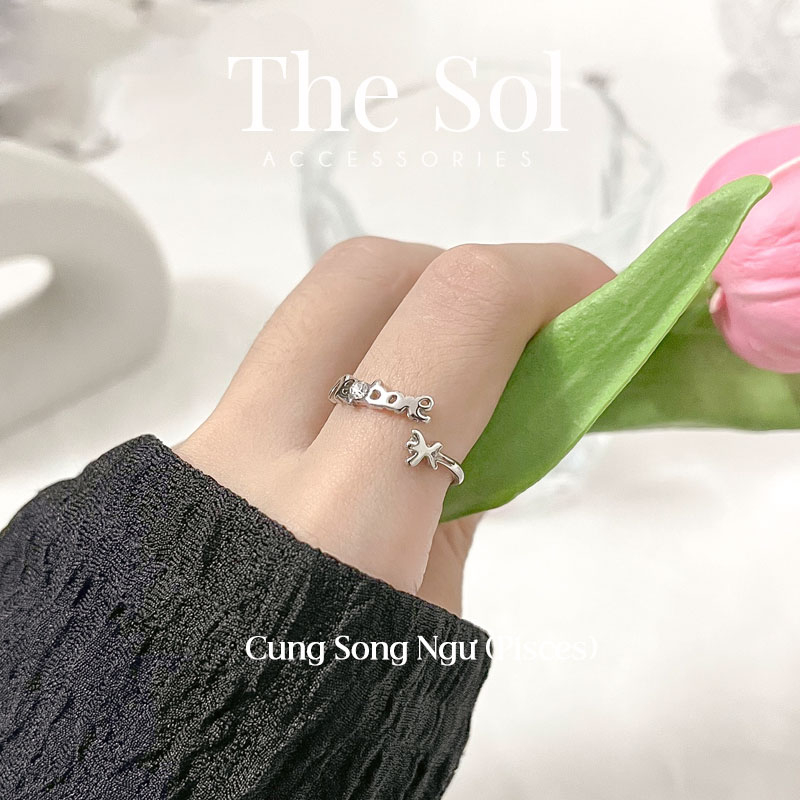 Nhẫn Hàn Quốc 12 Cung Hoàng Đạo Các Hành Tinh thesol.accessories