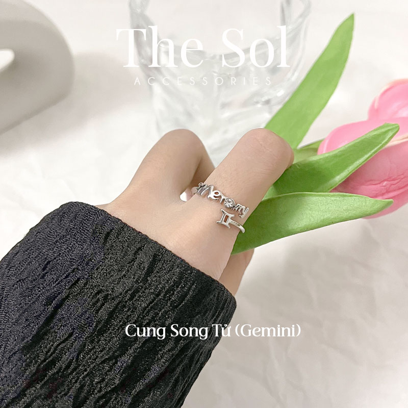 Nhẫn Hàn Quốc 12 Cung Hoàng Đạo Các Hành Tinh thesol.accessories
