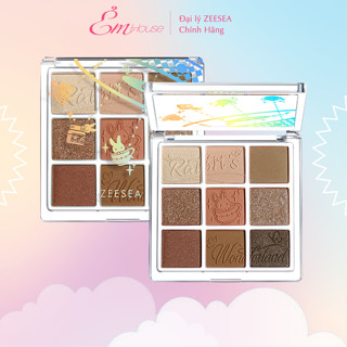 [DATE T11/24] ZEESEA Bảng Phấn Mắt 9 Ô Nine Color Stunning Crystal Eyeshadow Palette Caramel Chestnut