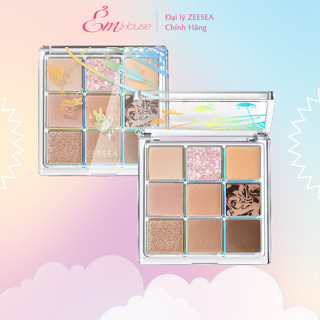 ZEESEA Bảng Phấn Mắt 9 Ô Nine Color Stunning Crystal Eyeshadow Almond Milk Tea