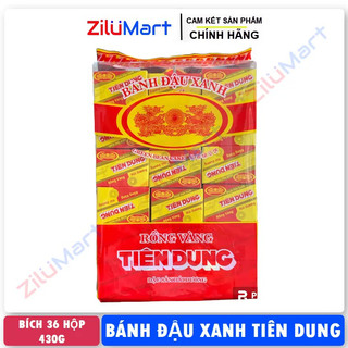 Bánh đậu xanh Tiên Dung đặc sản cao cấp Hải Dương (vỉ 36 cái) loại 430g