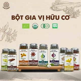 Bột gia vị hành, tỏi, quế... hữu cơ Vinasamex