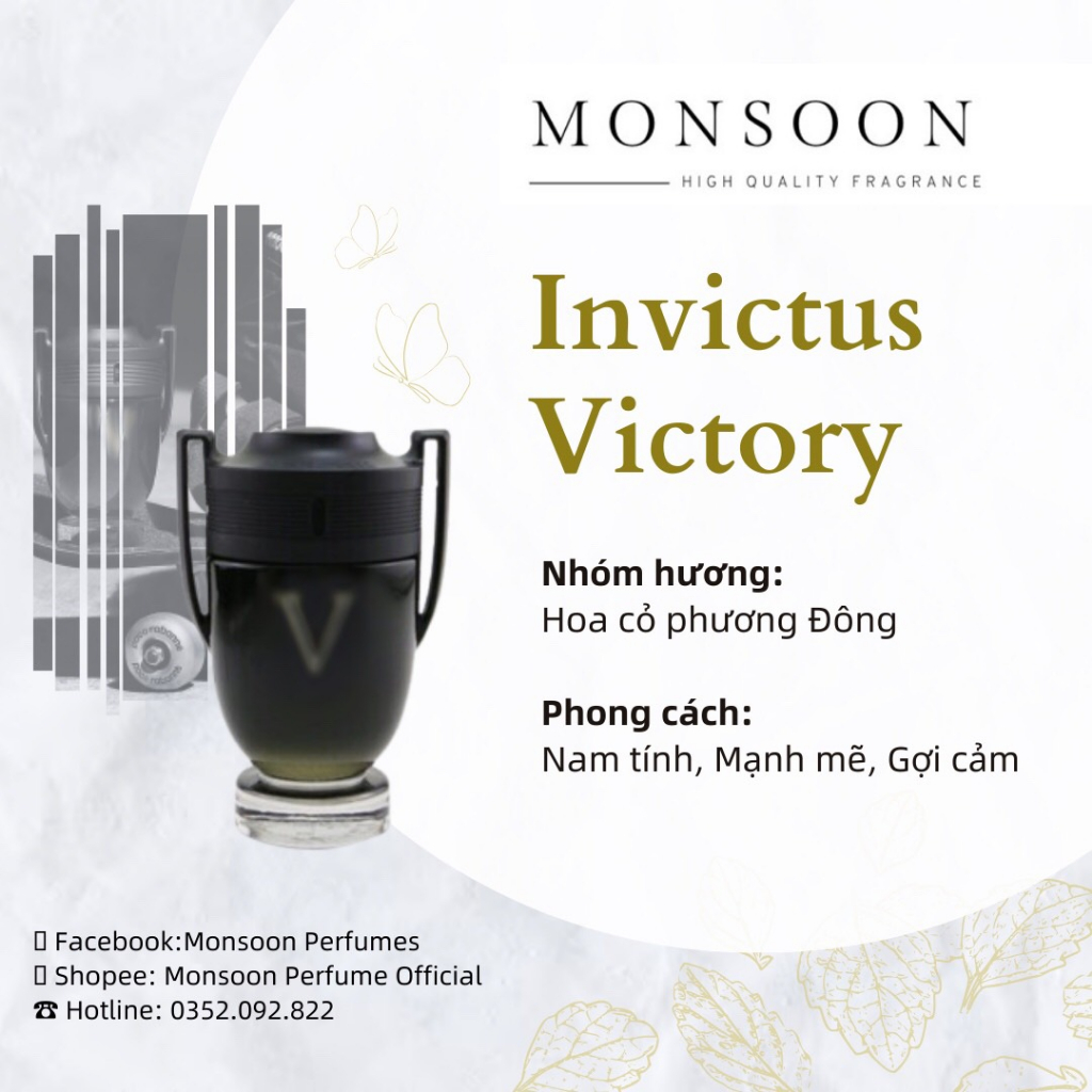 [10-50ml] Nước hoa nam Invictus Victory cao cấp Monsoon