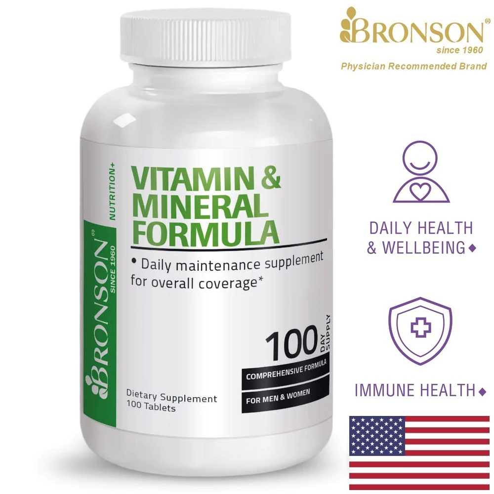 Organic Multivitamin Formula - 100/250 viên Mỹ - Bổ cơ thể