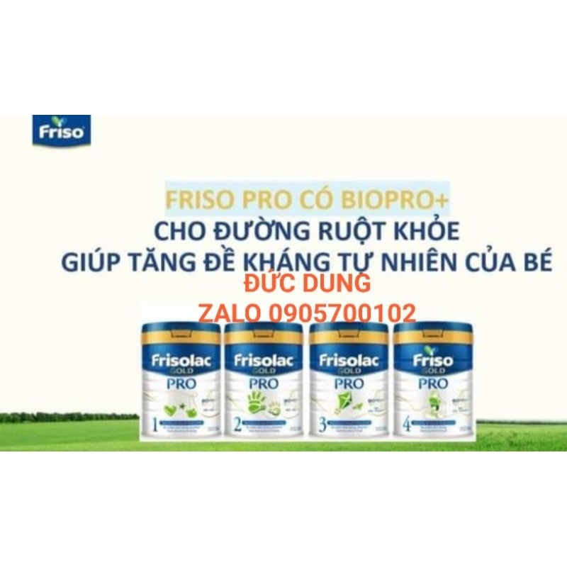 DATE MỚI sữa bột Frisolac gold pro 1, 2,3,4 800g cho trẻ 0 tháng tuổi trở lên