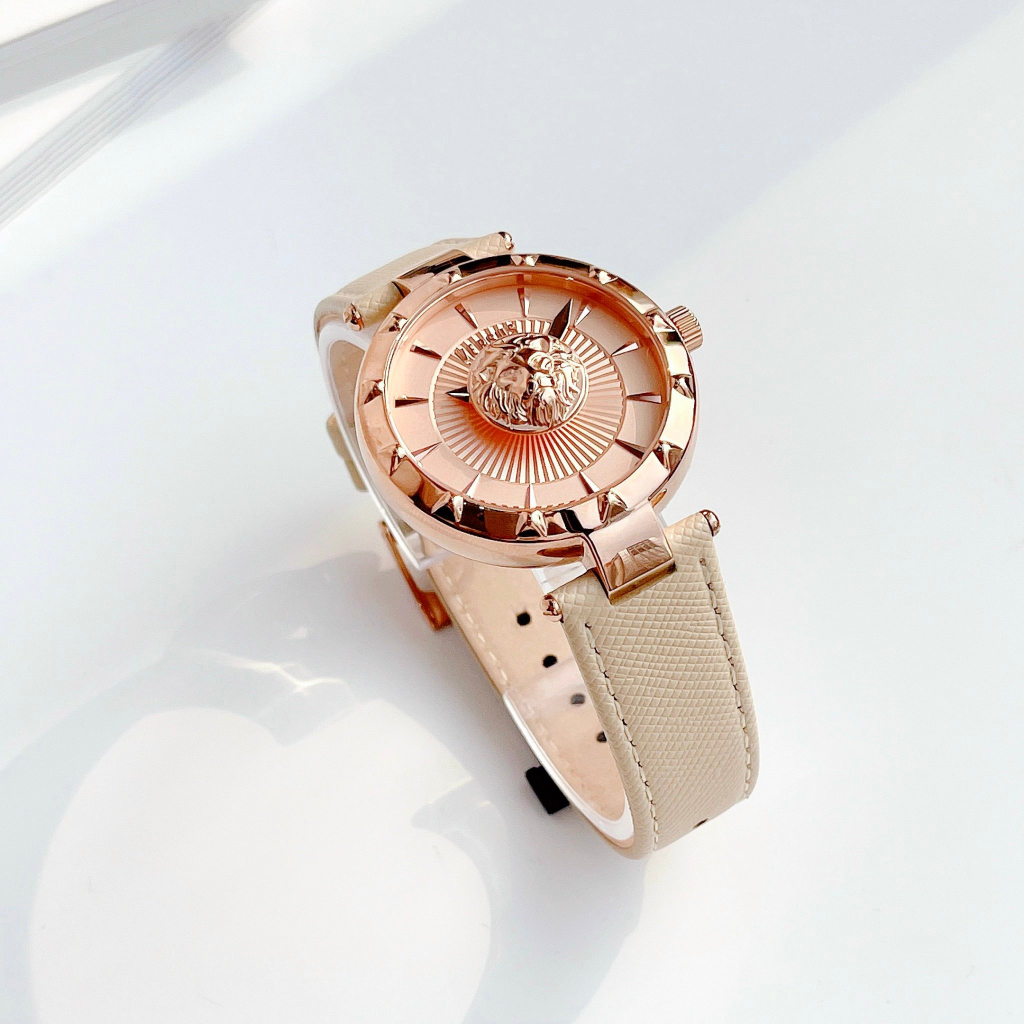 Đồng hồ nữ dây da Versus Sertie Rose New Model