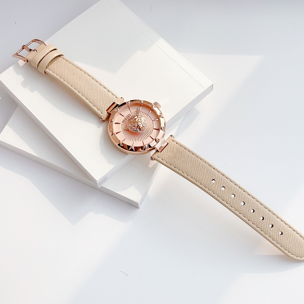Đồng hồ nữ dây da Versus Sertie Rose New Model