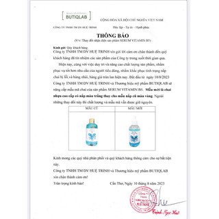 Serum BUTIQLAB Hàn Quốc 100ml Mẫu Mới