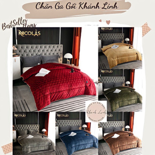 Chăn Lông Thỏ Nicolas yuki màu chuẩn loại 1 dày dặn mềm mịn ấm thoáng (giá huỷ diệt) Chăn Ga Gối Khánh Linh