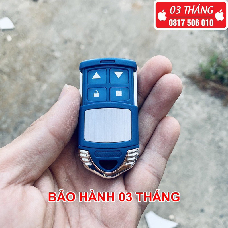 Điều khiển cửa cuốn _ REMOTE chìa khoá cửa cuốn 433Mhz tự sao chép chìa gốc đã kèm pin