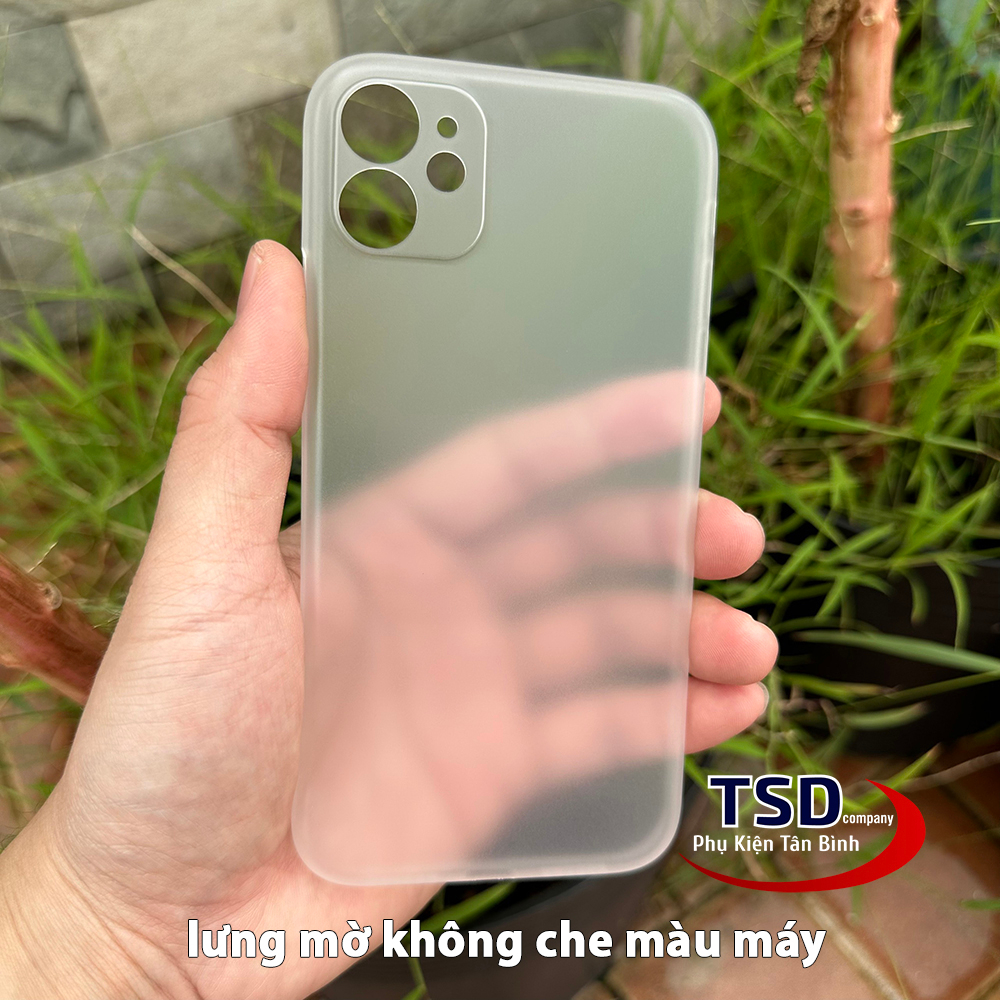 Combo 2 Ốp Lưng Trong Nhám Unibody iPhone 11 Siêu Mỏng