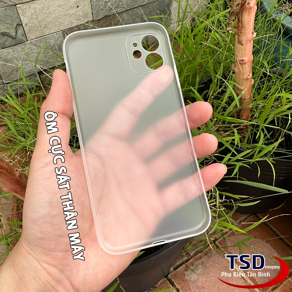 Combo 2 Ốp Lưng Trong Nhám Unibody iPhone 11 Siêu Mỏng