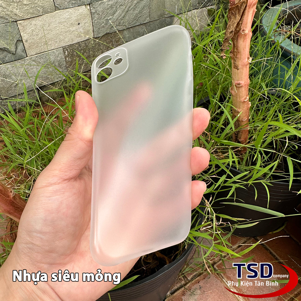 Combo 2 Ốp Lưng Trong Nhám Unibody iPhone 11 Siêu Mỏng