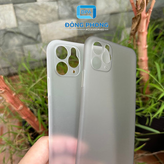 Combo 2 Ốp Lưng Trong Nhám Unibody iPhone 11 PRO MAX Siêu Mỏng