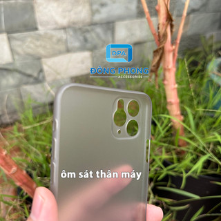Combo 2 Ốp Lưng Trong Nhám Unibody iPhone 11 PRO MAX Siêu Mỏng