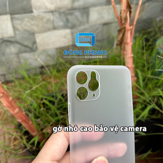 Combo 2 Ốp Lưng Trong Nhám Unibody iPhone 11 PRO MAX Siêu Mỏng