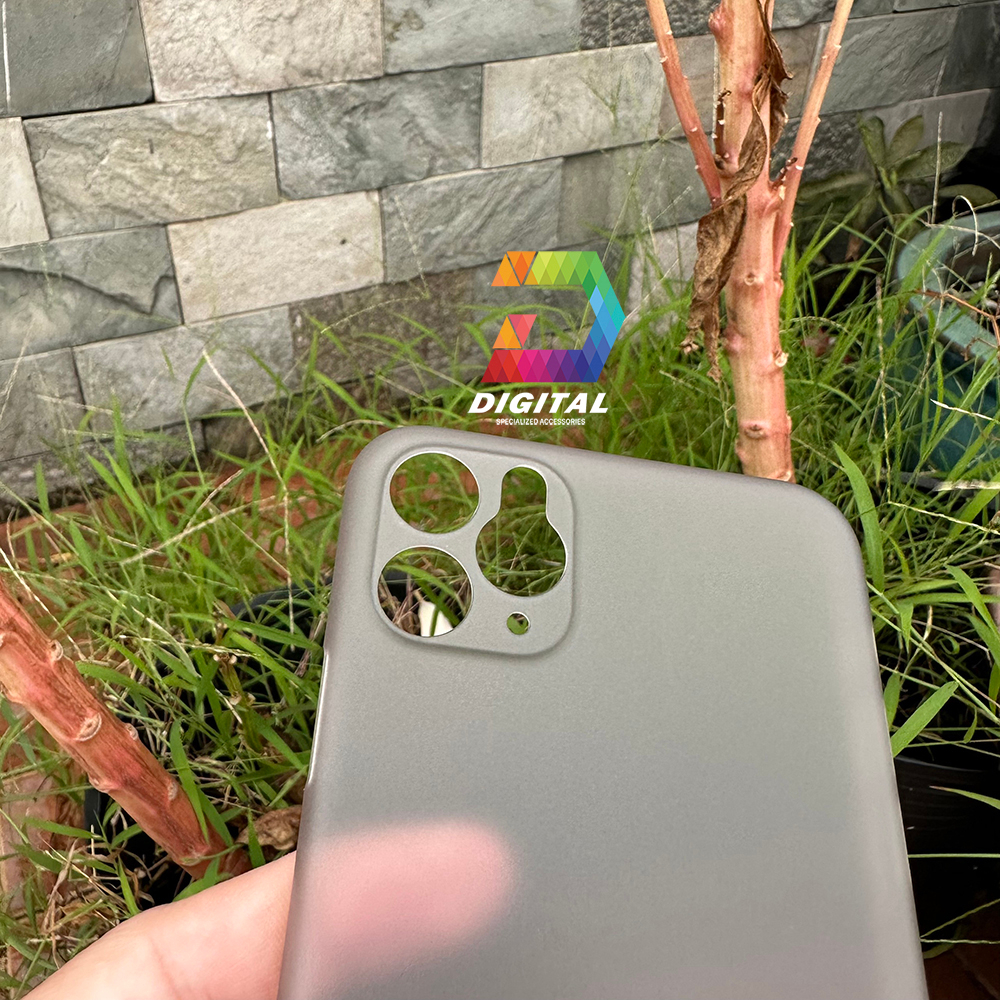 Combo 2 Ốp Lưng Trong Nhám Unibody iPhone 11 PRO MAX Siêu Mỏng