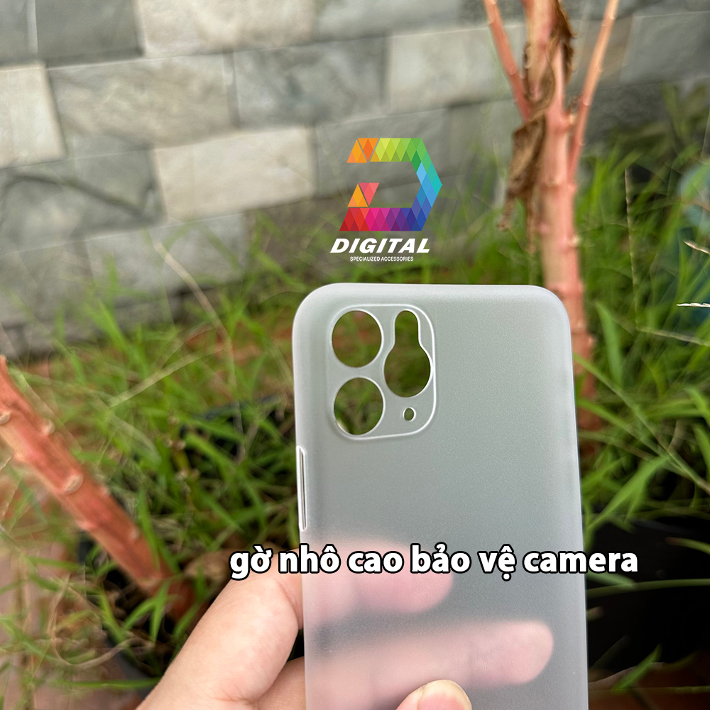 Combo 2 Ốp Lưng Trong Nhám Unibody iPhone 11 PRO MAX Siêu Mỏng