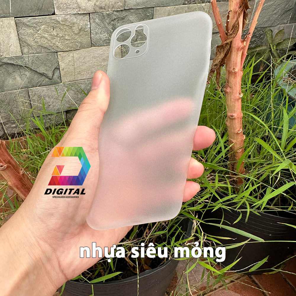 Combo 2 Ốp Lưng Trong Nhám Unibody iPhone 11 PRO MAX Siêu Mỏng