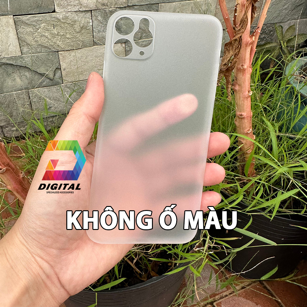 Combo 2 Ốp Lưng Trong Nhám Unibody iPhone 11 PRO MAX Siêu Mỏng