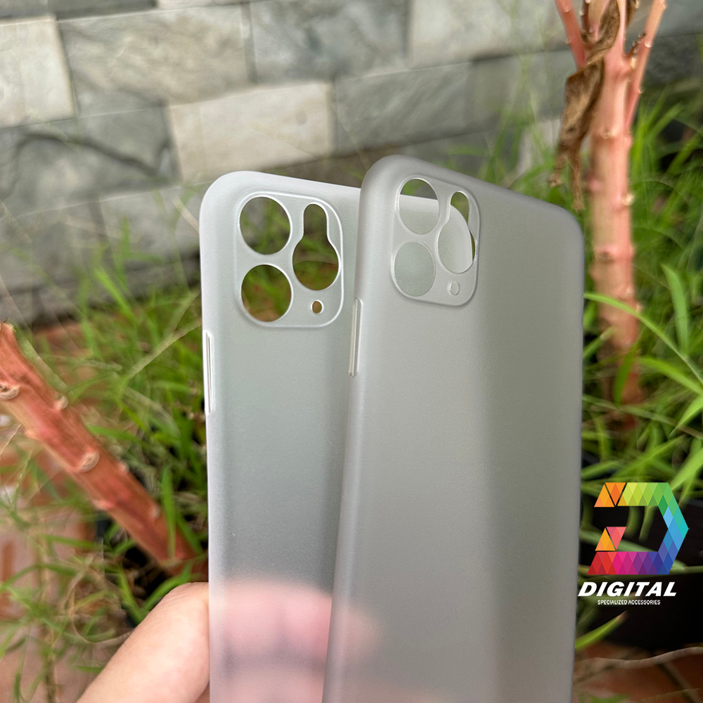 Combo 2 Ốp Lưng Trong Nhám Unibody iPhone 11 PRO MAX Siêu Mỏng