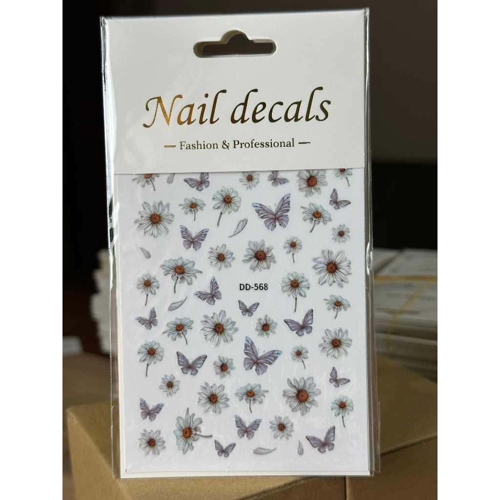 Miếng dán móng tay 3D nail sticker chủ đề họa tiết