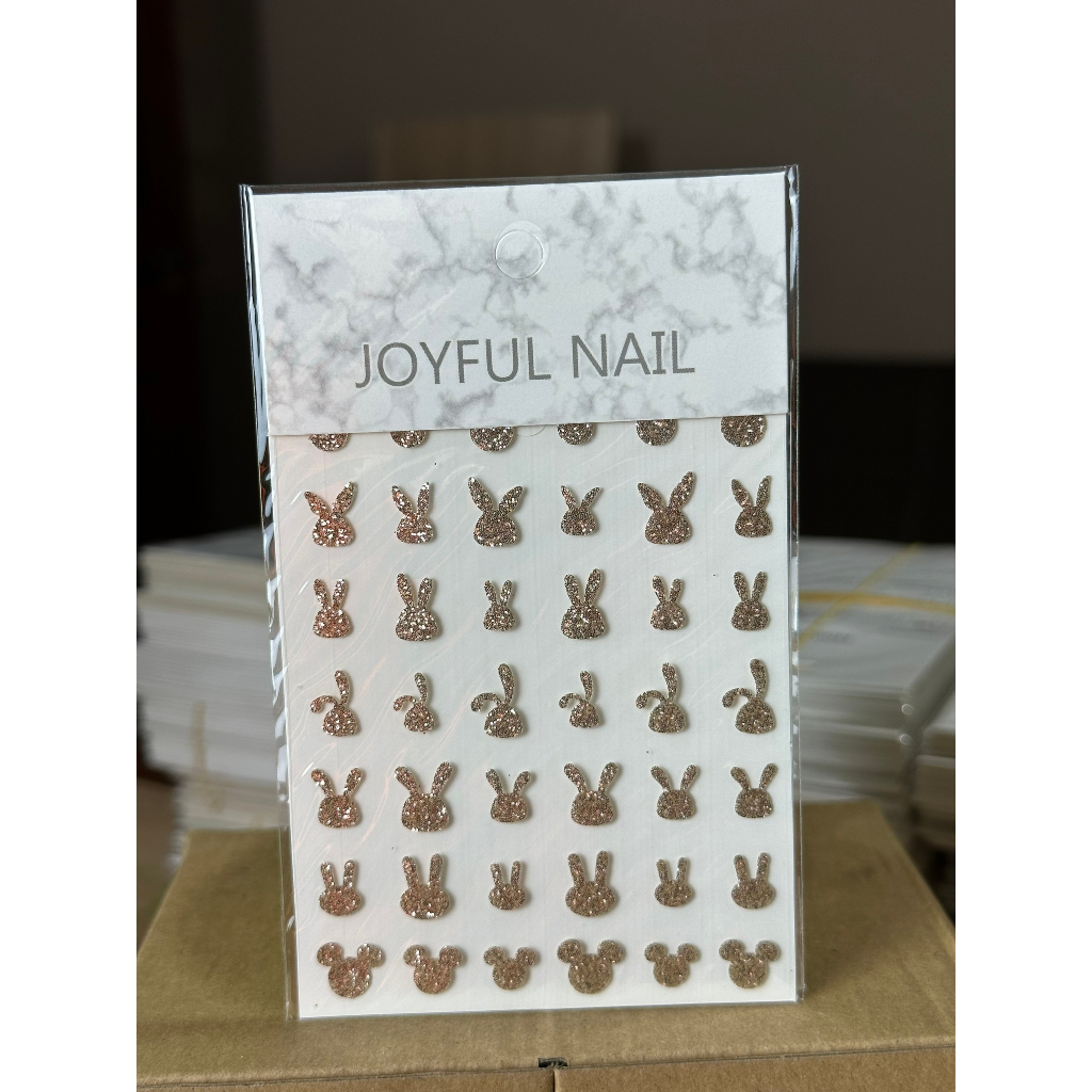 Miếng dán móng tay 3D nail sticker chủ đề họa tiết
