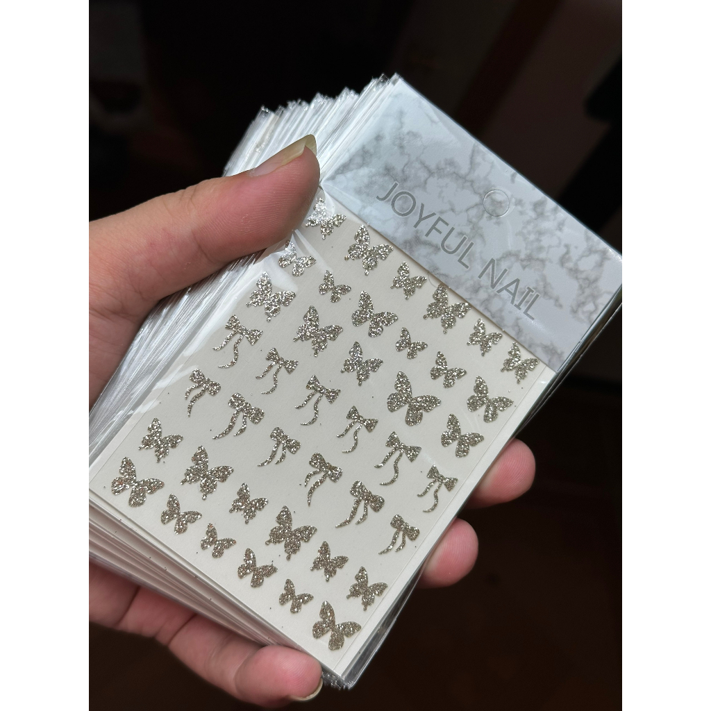 Miếng dán móng tay 3D nail sticker chủ đề họa tiết