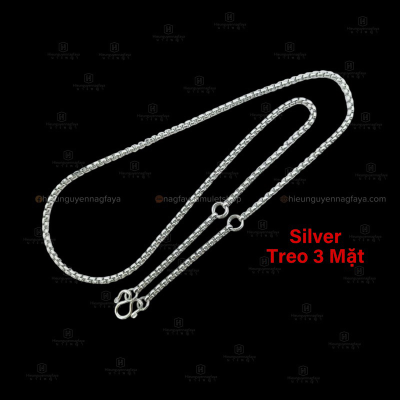 Dây Chuyền INOX Thái Lan 65cm Dày 3,5mm - Đeo Được 3 Đến 5 Mặt Phật [hieunguyennagfaya]