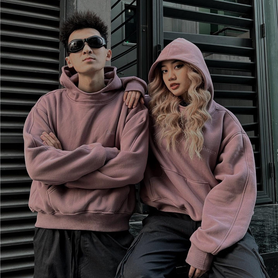 Áo Hoodie nam nữ Gucoon  Tím